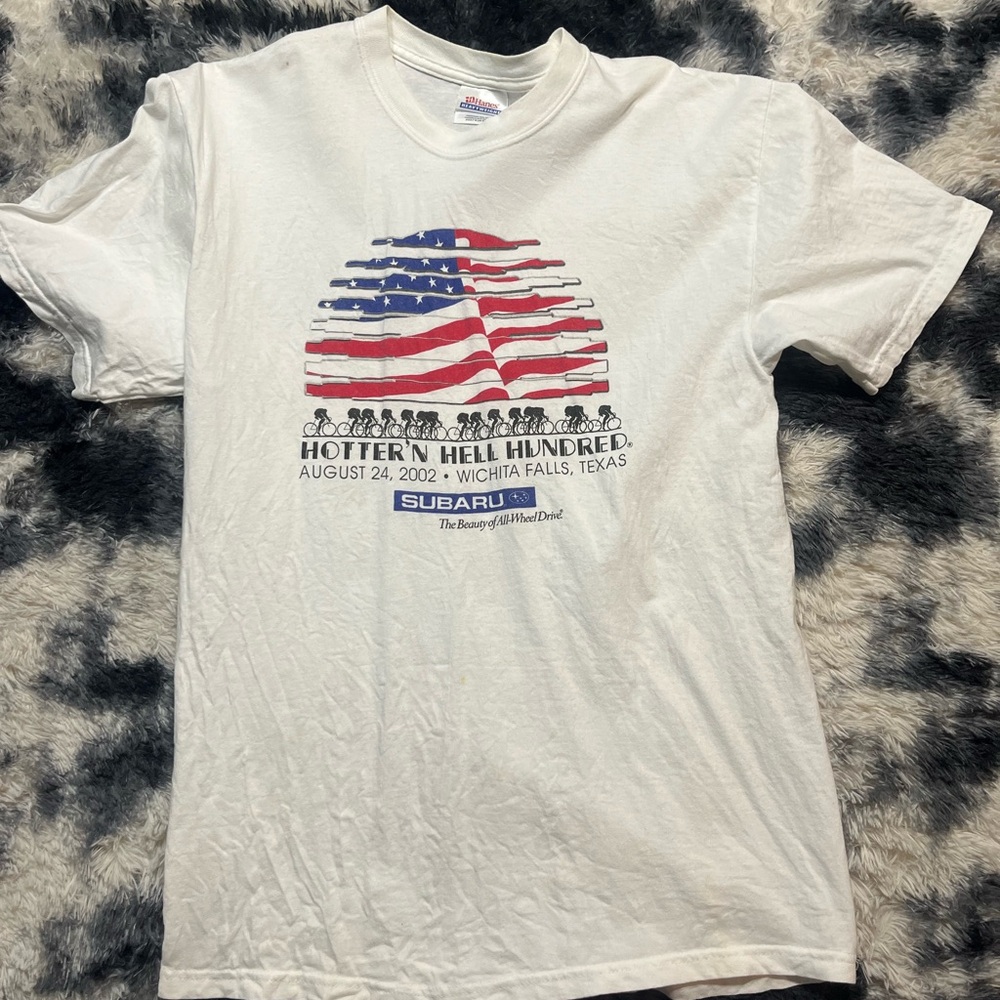 Vintage White Graphic T-Shirt for Men